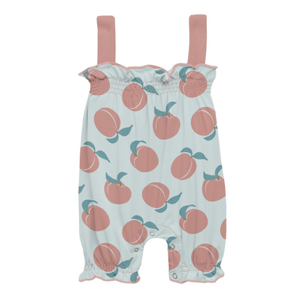 Fresh Air Peaches Gathered Romper