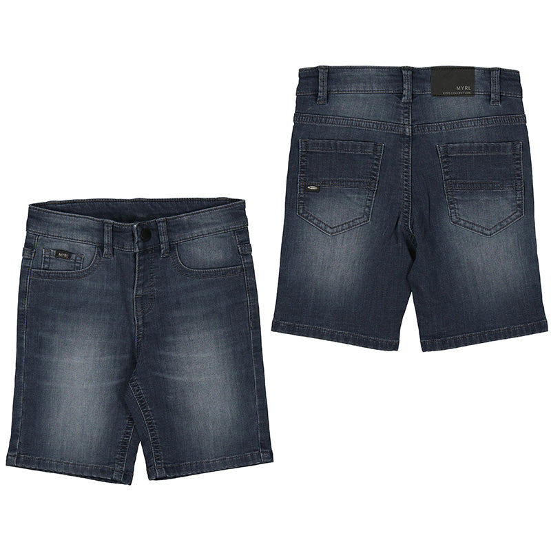 Soft denim bermudas Dark Grey Cupcake