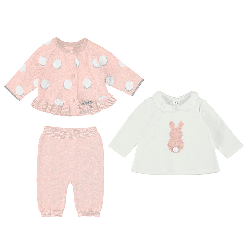 Knit leggings set Baby Rose