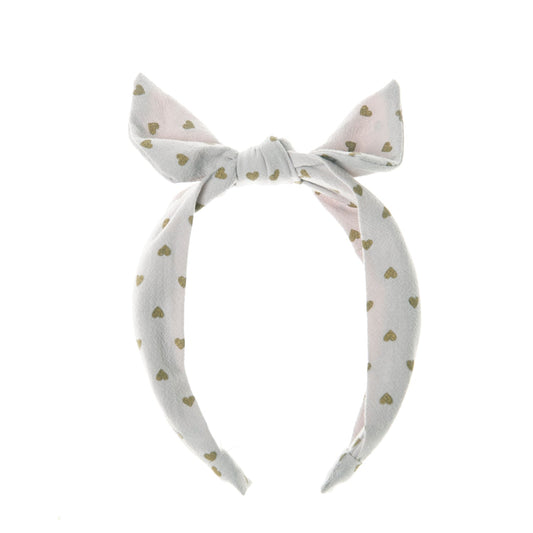 Love Hearts Tie Headband