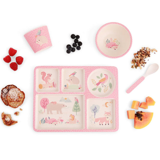 Woodland Friends Divided Plate Set