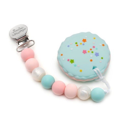 Macaron Teether Set- Pink Blue