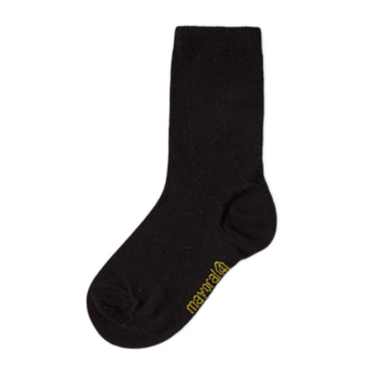 Organic Cotton Socks: Black