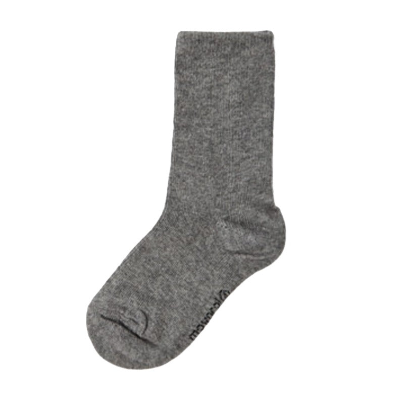 Organic Cotton Socks: Gray