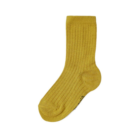 Organic Cotton Socks: Olive