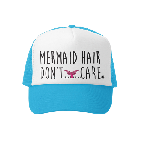 Mermaid Hair/Don't Care A/W Trucker Hat