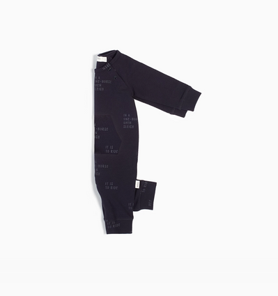 Navy "Oh What Fun" Playsuit