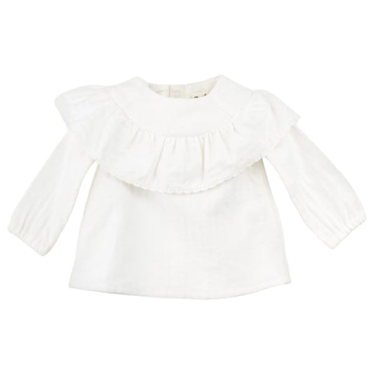 Woven Ivory Lace Top