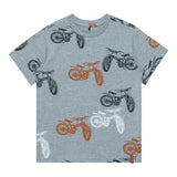 T-Shirt AOP Jersey: Light Heather Grey