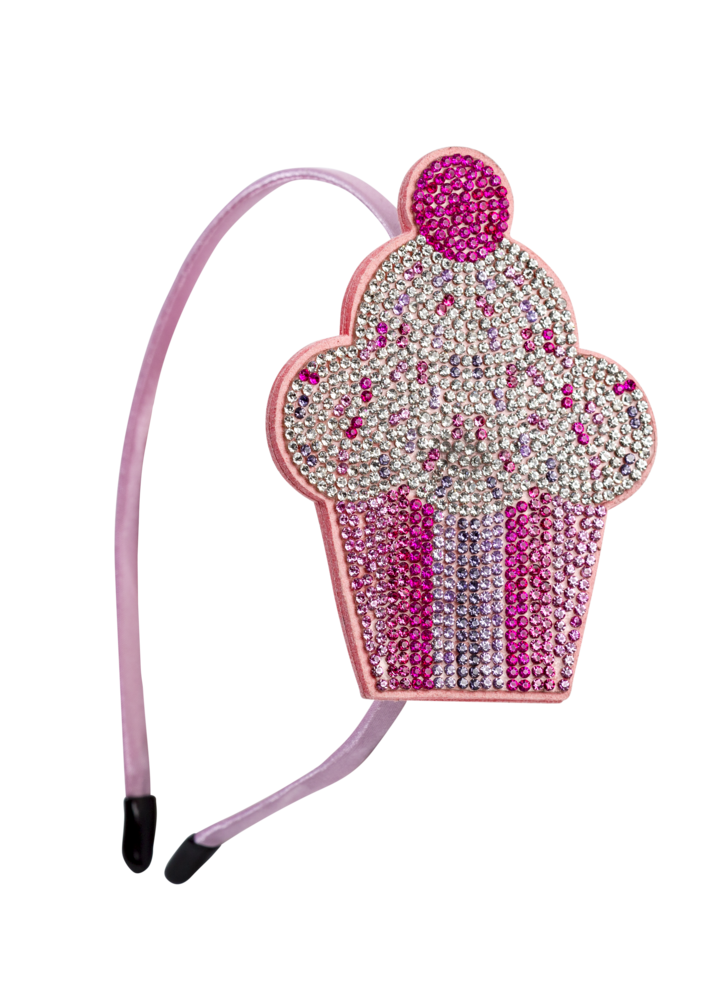 Rhinestone Cupcake Headband
