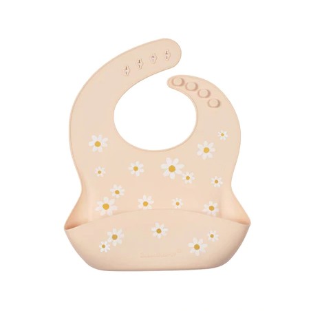 Silicone Bib: Daisy Oat