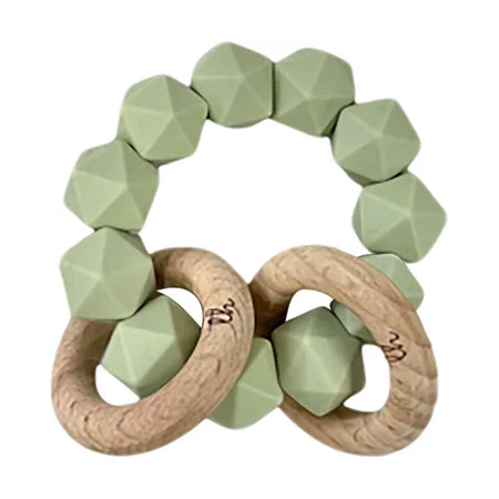 Abby Teething Rattle - Lint