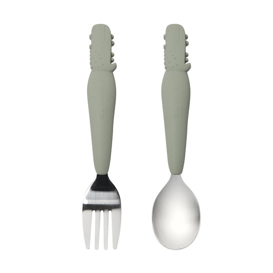 Fork/Spoon Set: Alligator