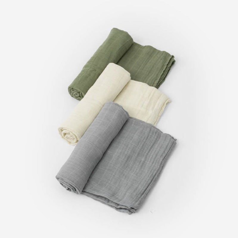 Fern Cotton Muslin Swaddle Blanket Set