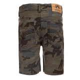 Camo Denim Shorts
