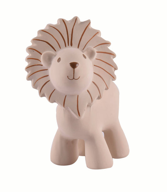 Lion - Natural Organic Rubber Rattle, Teether & Bath Toy