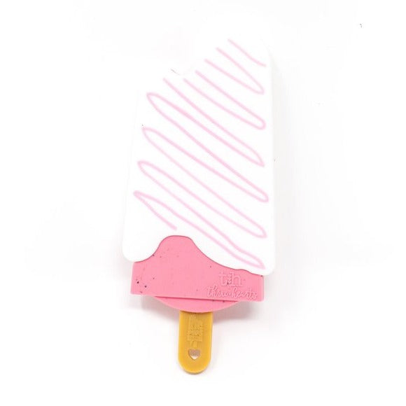 Popsicle Silicone Teether - Strawberry