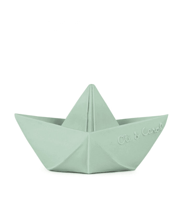Mint Origami Boat Bath Toy