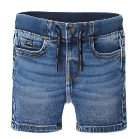 Basic denim bermuda shorts: Medium