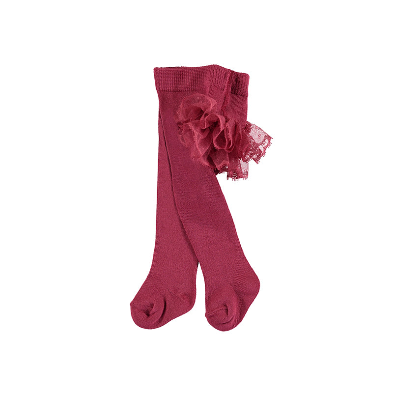 Flounces Tights: Black Currant