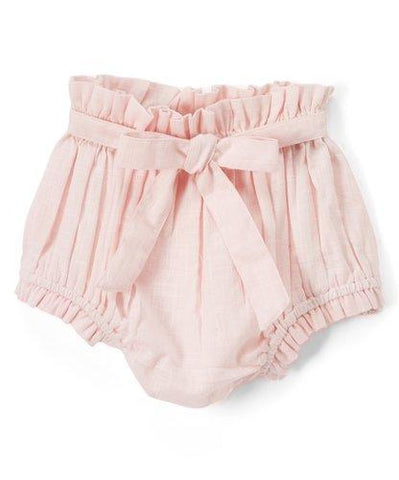 Blush Pleated Waist Baby Bloomer