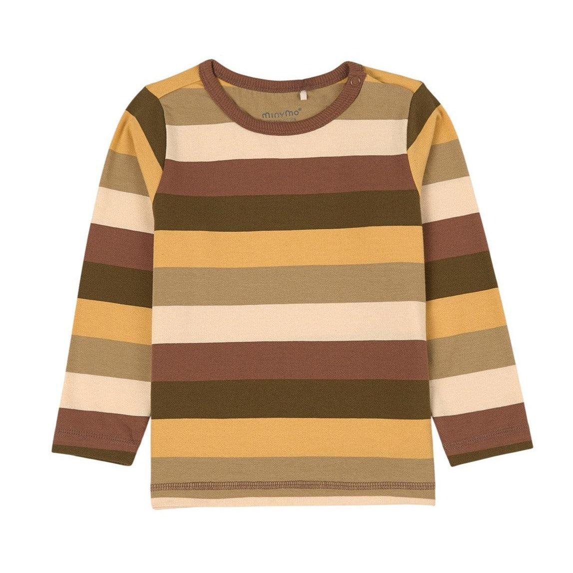 Cocoa Brown Stripe T-Shirt