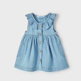 Button Front Denim Dress