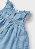 Button Front Denim Dress