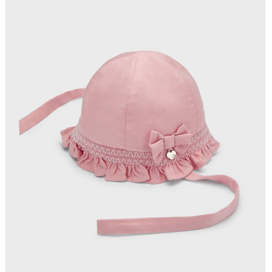 Pink Denim Sun Hat