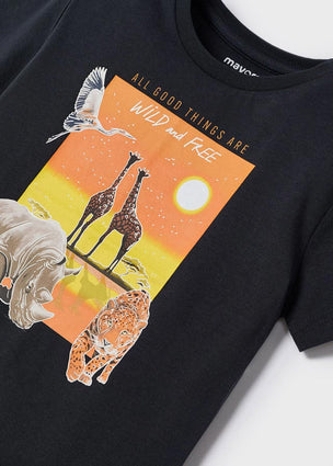 "Glows in the dark" Wild & Free Tee: Torndo