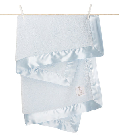 Blue Chenille Blanket - Cupcake