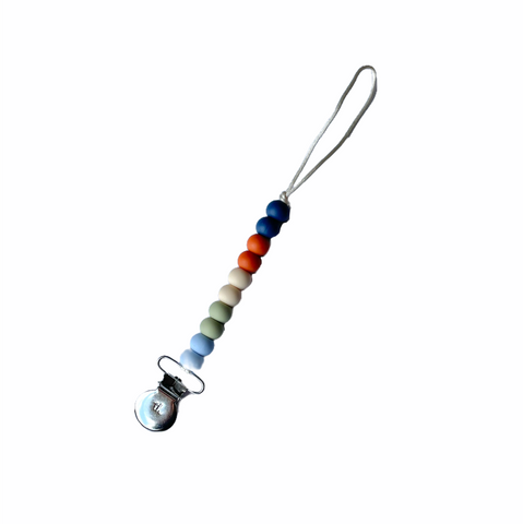 Molly Petite Pacifier/Toy Clip-Navy