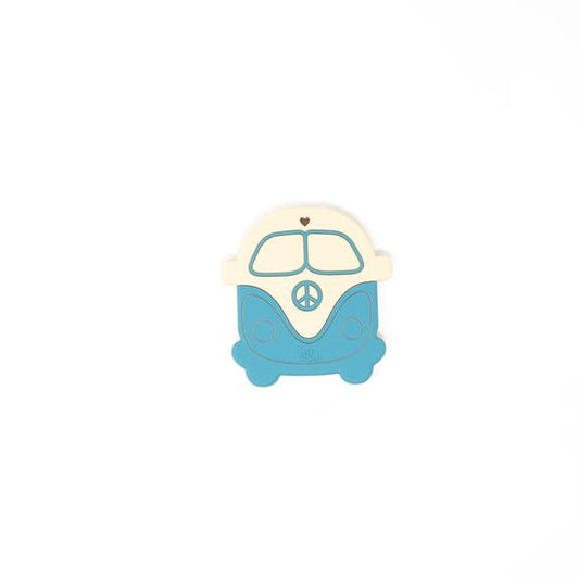 VW Bus Silicone Teether - Aquamarine