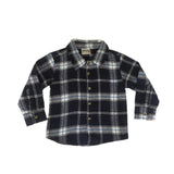 Peace Hand Flannel: Grey