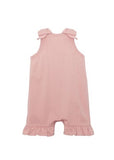 Picnic Peace Knit Romper: Pink