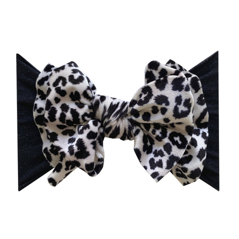 Velvet FAB: B/W Leopord