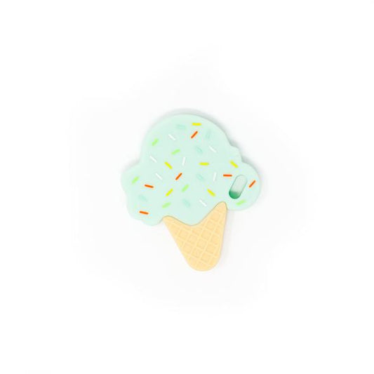 Ice Cream Silicone Teether - Mint