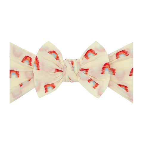 Daffodil Pastel Rainbow Knot Headband