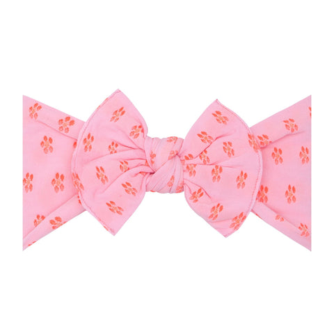 Pink/Neon Coral Flower Knot Headband