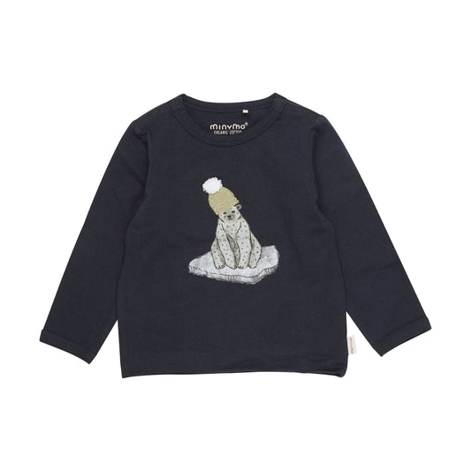 Polar Bear L/S T-Shirt: Collegiate Blue