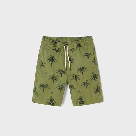 Palm Tree Shorts: Turtle Green