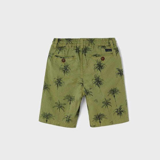 Palm Tree Shorts: Turtle Green