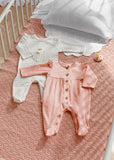 Long onesie set of two: Nude