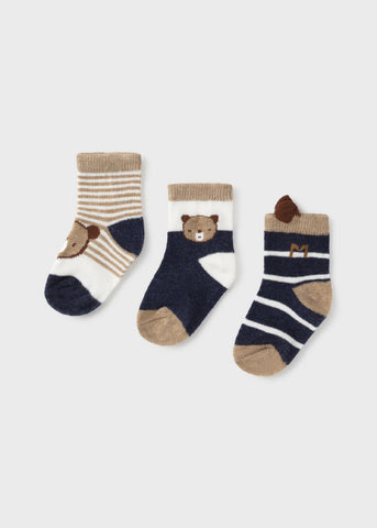 Baby Bear Socks Single - assorted
