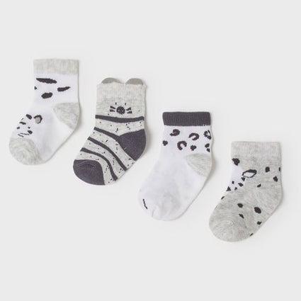 4pc set socks - Lunar gray