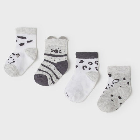 4pc set socks - Lunar gray