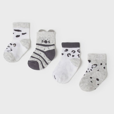 4pc set socks - Lunar gray