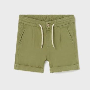 Linen Relax Shorts: Jungle