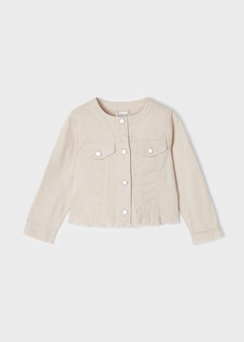 Twill jacket: Oat