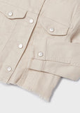 Twill jacket: Oat